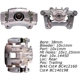 Purchase Top-Quality Rear Left Rebuilt Caliper With Hardware by CENTRIC PARTS - 141.50502 pa13