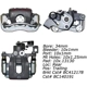 Purchase Top-Quality Rear Left Rebuilt Caliper With Hardware by CENTRIC PARTS - 141.51502 pa12
