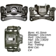 Purchase Top-Quality Rear Left Rebuilt Caliper With Hardware by CENTRIC PARTS - 141.51632 pa12