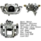 Purchase Top-Quality Rear Left Rebuilt Caliper With Hardware by CENTRIC PARTS - 141.62632 pa17