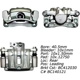 Purchase Top-Quality Rear Left Rebuilt Caliper With Hardware by CENTRIC PARTS - 141.66534 pa17