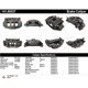 Purchase Top-Quality Rear Left Rebuilt Caliper With Hardware by CENTRIC PARTS - 141.66537 pa7