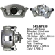 Purchase Top-Quality Rear Left Rebuilt Caliper With Hardware by CENTRIC PARTS - 141.67530 pa14