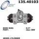 Purchase Top-Quality Rear Left Wheel Cylinder by CENTRIC PARTS - 135.40103 pa1