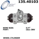 Purchase Top-Quality Cylindre de roue arrière gauche par CENTRIC PARTS - 135.40103 pa4