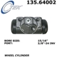 Purchase Top-Quality Rear Left Wheel Cylinder by CENTRIC PARTS - 135.64002 pa3