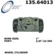 Purchase Top-Quality Rear Left Wheel Cylinder by CENTRIC PARTS - 135.64013 pa5