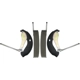 Purchase Top-Quality AC DELCO - 17815B - Drum Brake Shoes pa3