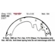 Purchase Top-Quality EUROROTOR - 452R - Rear New Brake Shoes pa1