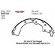 Purchase Top-Quality Rear New Brake Shoes by EUROROTOR - 505 pa3