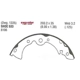 Purchase Top-Quality Rear New Brake Shoes by EUROROTOR - 533 pa3