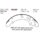 Purchase Top-Quality Rear New Brake Shoes by EUROROTOR - 559 pa3