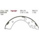 Purchase Top-Quality EUROROTOR - 576 - Rear New Brake Shoes pa1