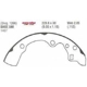 Purchase Top-Quality Rear New Brake Shoes by EUROROTOR - 598 pa1
