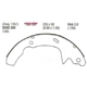 Purchase Top-Quality Rear New Brake Shoes by EUROROTOR - 599 pa2