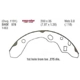 Purchase Top-Quality Rear New Brake Shoes by EUROROTOR - 678 pa4