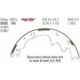 Purchase Top-Quality Rear New Brake Shoes by EUROROTOR - 704 pa2