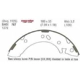 Purchase Top-Quality Rear New Brake Shoes by EUROROTOR - 707 pa1
