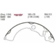 Purchase Top-Quality Rear New Brake Shoes by EUROROTOR - 724 pa1