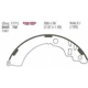 Purchase Top-Quality Rear New Brake Shoes by EUROROTOR - 732 pa1