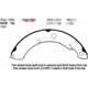 Purchase Top-Quality Rear New Brake Shoes by EUROROTOR - 756 pa3