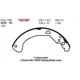 Purchase Top-Quality EUROROTOR - 795 - Rear New Brake Shoes pa3