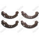 Purchase Top-Quality Rear New Brake Shoes by PROMAX - 12-593R pa1