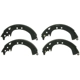 Purchase Top-Quality WAGNER - Z587A - Rear New Brake Shoes pa2
