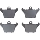 Purchase Top-Quality Rear Parking Brake Pads by DYNAMIC FRICTION COMPANY - 1551-1034-00 pa9