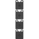 Purchase Top-Quality DYNAMIC FRICTION COMPANY - 4000-2069-00 - Rear Parking Brake Pads pa2