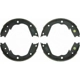 Purchase Top-Quality BOSCH - BS927 - Rear Parking Brake Shoes pa4