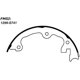 Purchase Top-Quality Rear Parking Brake Shoes by CENTRIC PARTS - 111.07410 pa6