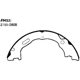 Purchase Top-Quality Rear Parking Brake Shoes by CENTRIC PARTS - 111.08090 pa6
