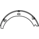 Purchase Top-Quality CENTRIC PARTS - 111.08160 - Rear Parking Brake Shoes pa2