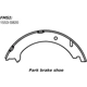 Purchase Top-Quality Rear Parking Brake Shoes by CENTRIC PARTS - 111.08200 pa6