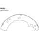 Purchase Top-Quality Rear Parking Brake Shoes by CENTRIC PARTS - 111.08250 pa4