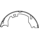 Purchase Top-Quality CENTRIC PARTS - 111.08540 - Rear Parking Brake Shoes pa7