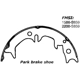 Purchase Top-Quality CENTRIC PARTS - 111.08590 - Rear Parking Brake Shoes pa7