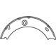 Purchase Top-Quality Rear Parking Brake Shoes by CENTRIC PARTS - 111.08650 pa2