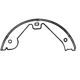 Purchase Top-Quality Rear Parking Brake Shoes by CENTRIC PARTS - 111.08700 pa2
