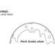 Purchase Top-Quality Rear Parking Brake Shoes by CENTRIC PARTS - 111.08940 pa2