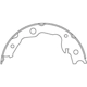 Purchase Top-Quality CENTRIC PARTS - 111.09160 - Rear Parking Brake Shoes pa6