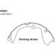Purchase Top-Quality Rear Parking Brake Shoes by CENTRIC PARTS - 111.09730 pa7