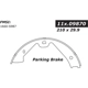 Purchase Top-Quality CENTRIC PARTS - 111.09870 - Rear Parking Brake Shoes pa3