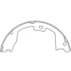 Purchase Top-Quality Rear Parking Brake Shoes by CENTRIC PARTS - 111.10430 pa4