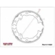 Purchase Top-Quality Rear Parking Brake Shoes by EUROROTOR - 1022 pa3