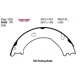 Purchase Top-Quality EUROROTOR - 771 - Rear Parking Brake Shoes pa3