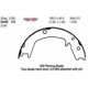 Purchase Top-Quality Rear Parking Brake Shoes by EUROROTOR - 773 pa3