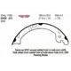 Purchase Top-Quality Rear Parking Brake Shoes by EUROROTOR - 812 pa3
