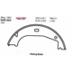 Purchase Top-Quality Rear Parking Brake Shoes by EUROROTOR - 818 pa1